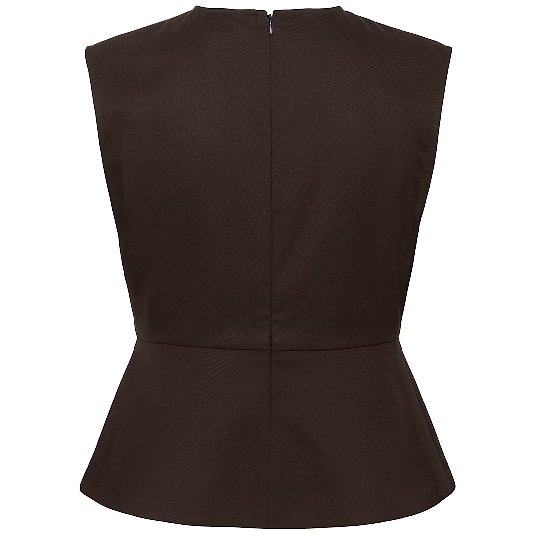 Paula Peplum Top - Gestuz