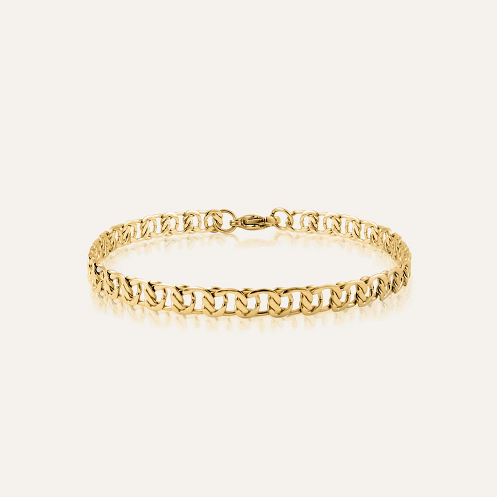 Infinity bracelet gold - Mockberg