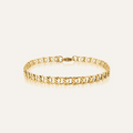 Infinity bracelet gold - Mockberg