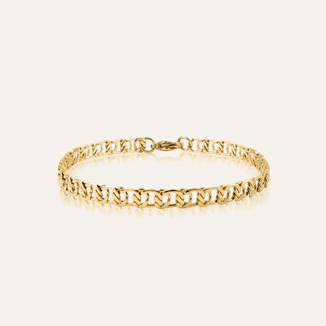 Infinity bracelet gold - Mockberg