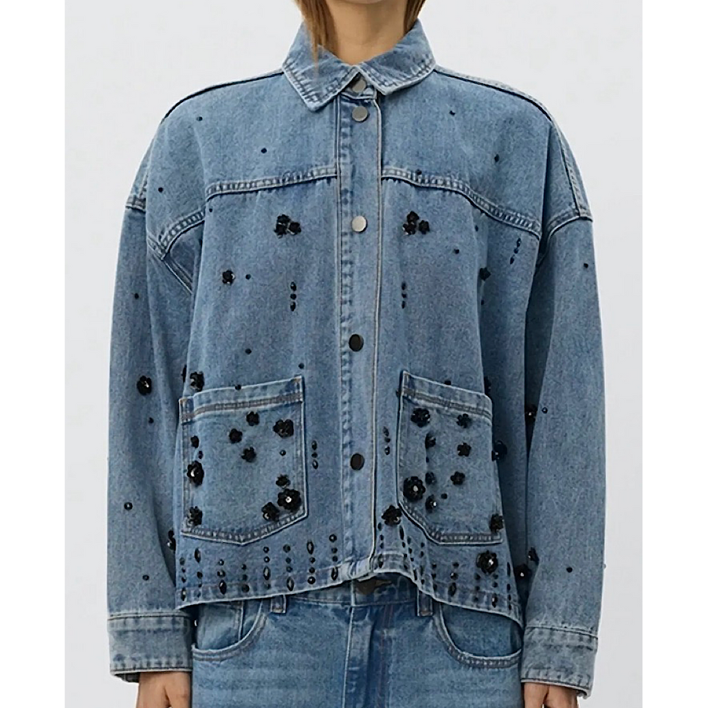 Amayas Boxy Denim Jacket - Sophie Schnoor
