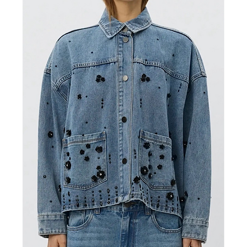 Amayas Boxy Denim Jacket - Sophie Schnoor