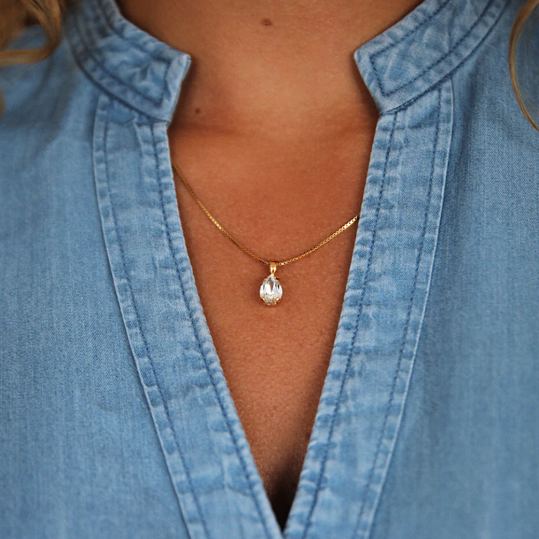 Petite Drop Necklace - Caroline Svedbom