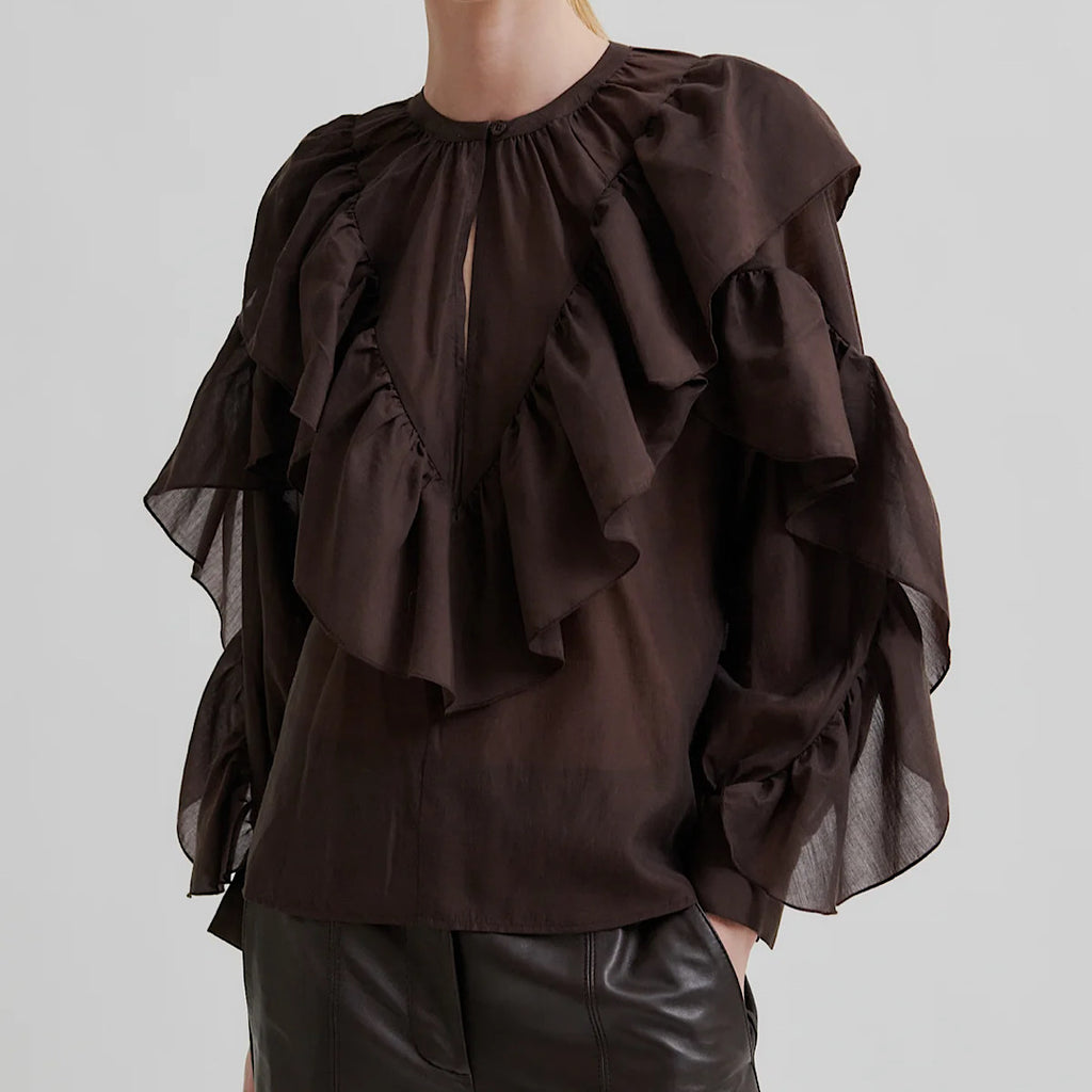Fria frill blouse - Second Female