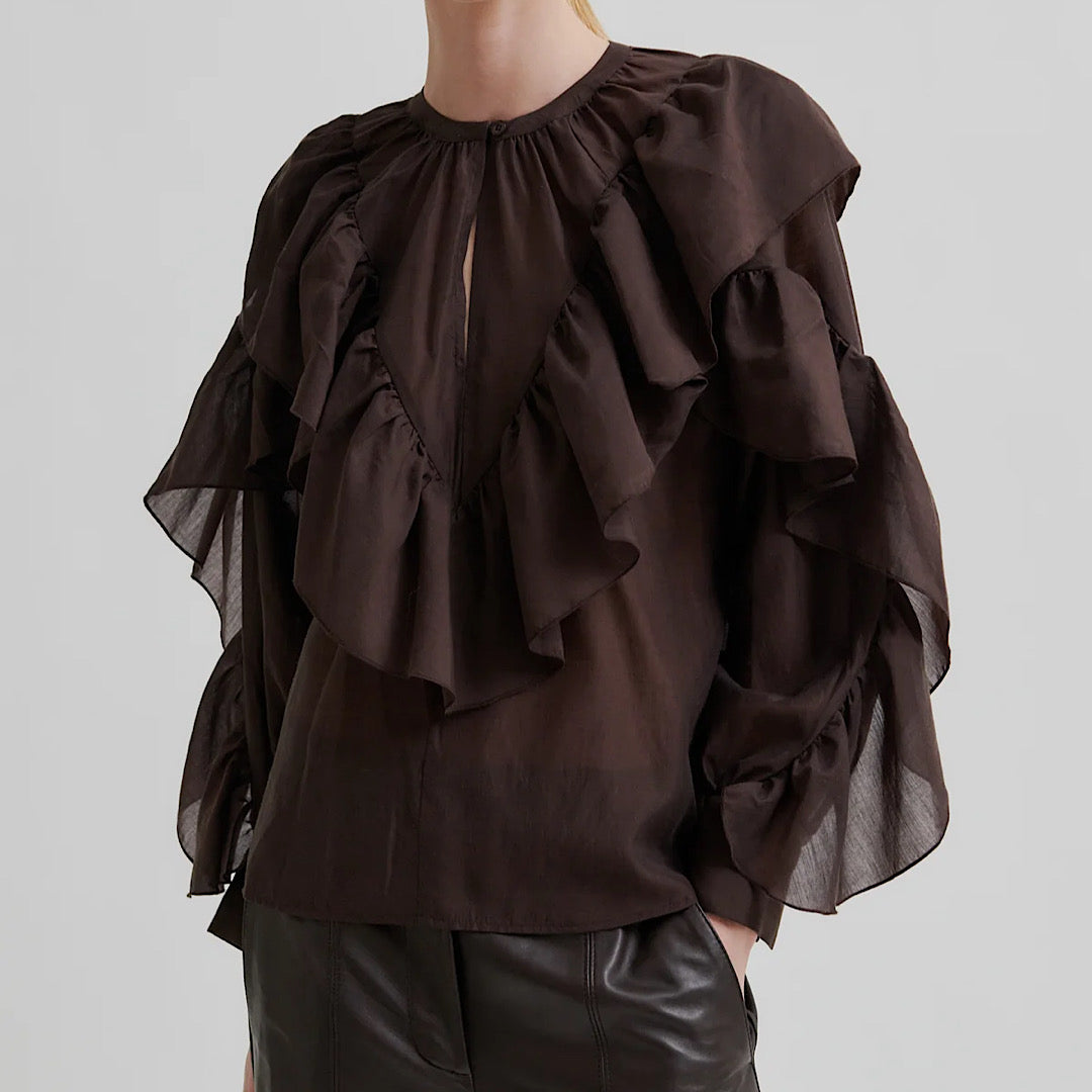 Fria frill blouse - Second Female