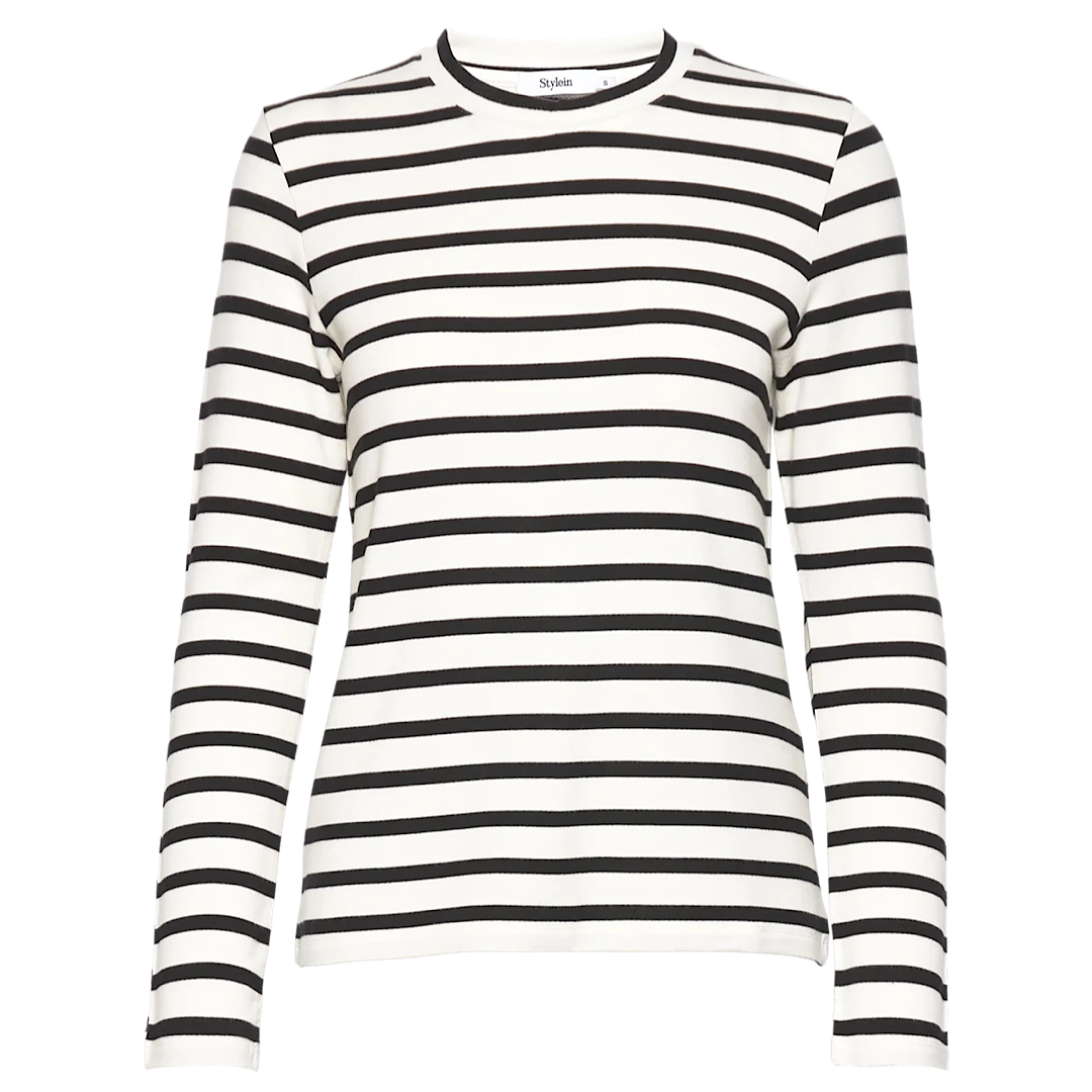 Canvey top (svart/vit) - Stylein