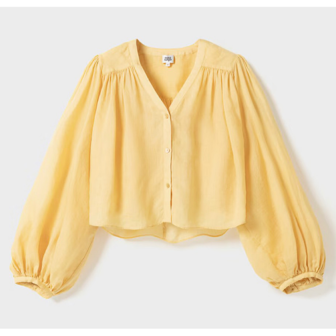 Leja Blouse (butter yellow) - Twist & Tango