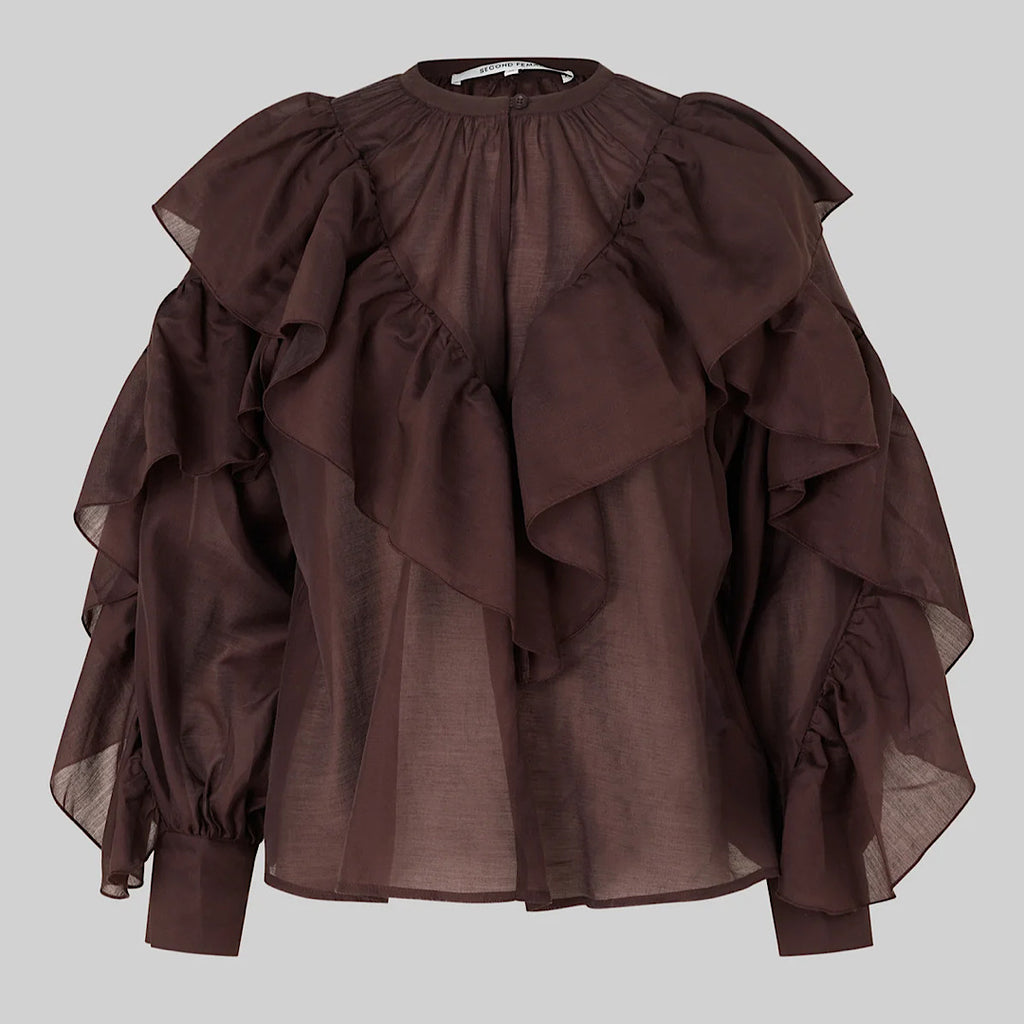 Fria frill blouse - Second Female
