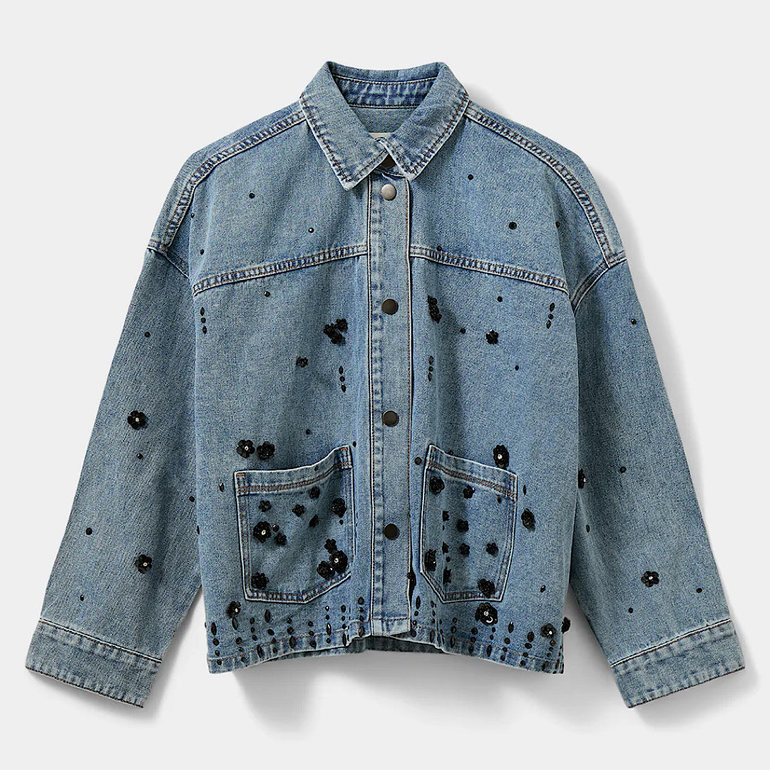 Amayas Boxy Denim Jacket - Sophie Schnoor