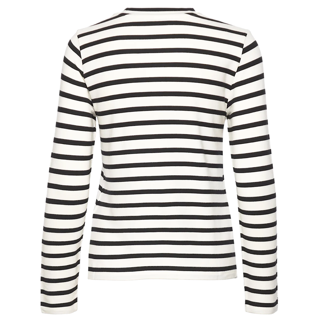 Canvey top (svart/vit) - Stylein