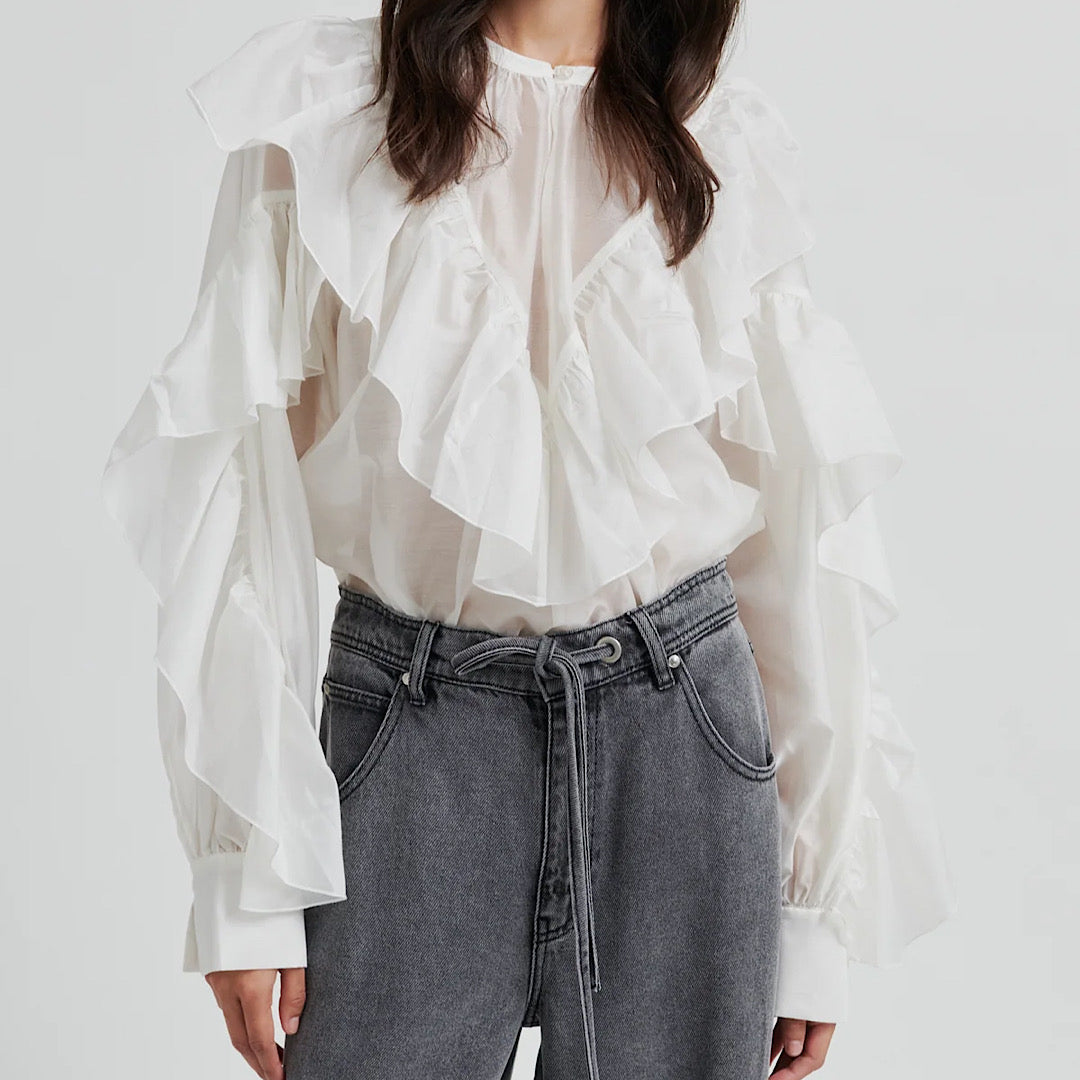 Fria frill blouse - Second Female