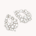 Alice earrings crystal (silver) - Lily and Rose